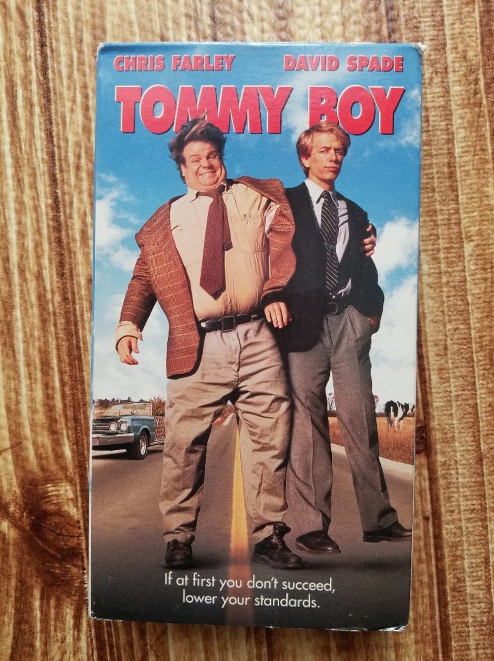 Tommy Boy VHS 1995 Vintage Comedy Movie Chris Farley David Spade Untested